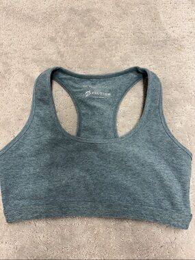 Beyond Yoga x Peloton  Heather Teal Racerback Sports Bra